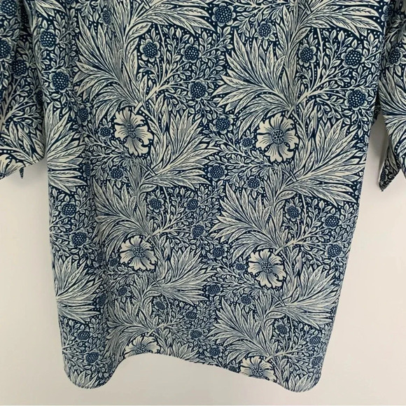 Morris & Co X Target Blue White Floral Dress  12 - Picture 9 of 13